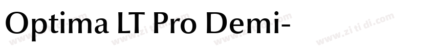 Optima LT Pro Demi字体转换 Optima LT Pro Demi字体转换
